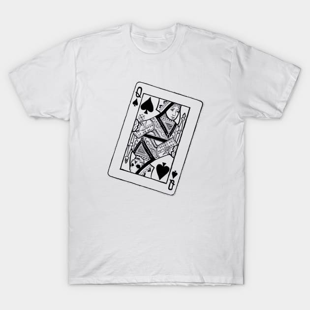 Queen of Spades T-Shirt by rudoi